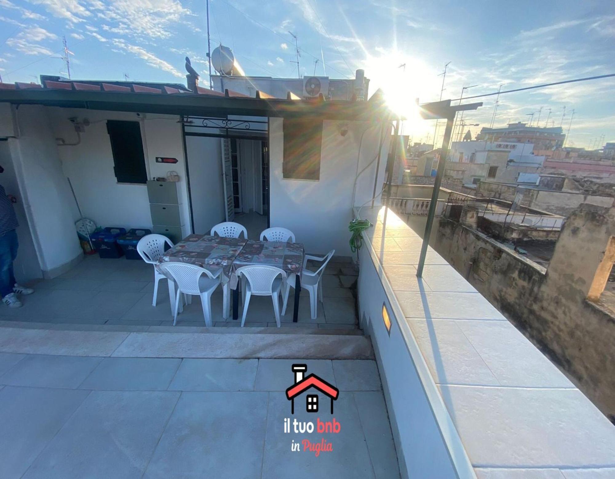 Casa Bianca Bnb,Big Terrace,10 Min Airport Beaches Bitonto Exteriör bild