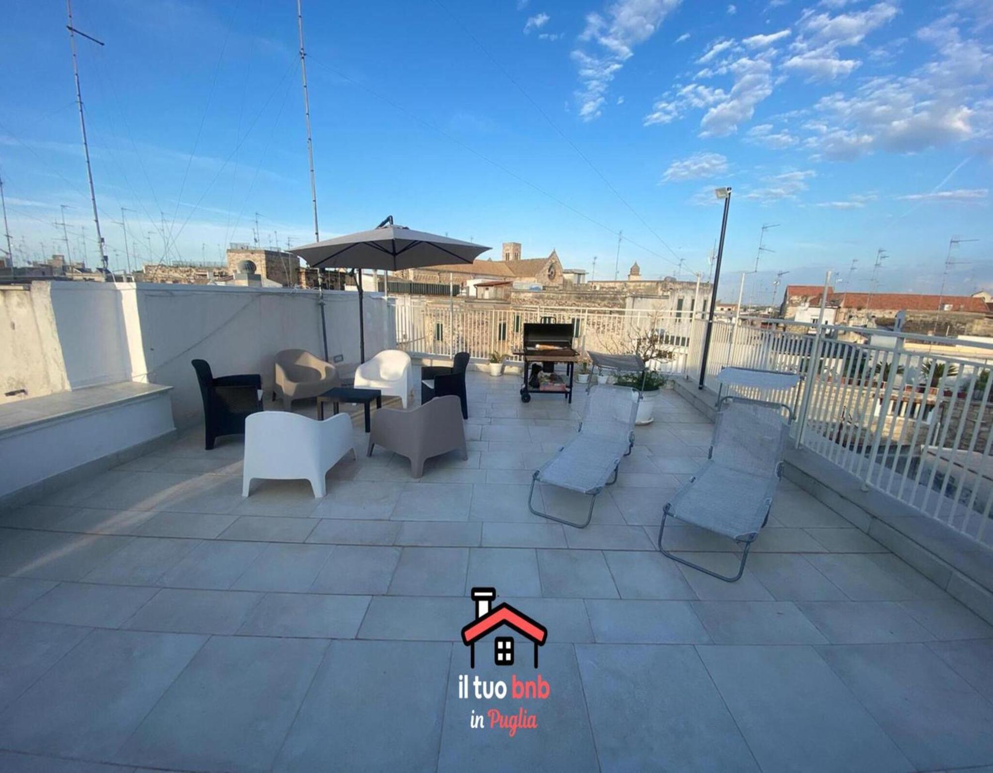 Casa Bianca Bnb,Big Terrace,10 Min Airport Beaches Bitonto Exteriör bild